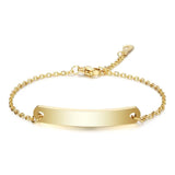 Personalized Nameplate Bracelet Stainless-Steel Gift