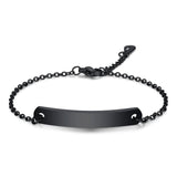 Personalized Nameplate Bracelet Stainless-Steel Gift