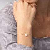 Letter Bracelet Initial Name A-Z Bracelet for Women Stainless Steel