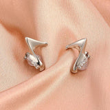Vintage Zircon Tassel Hoop Earrings for Women