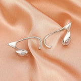 Vintage Zircon Tassel Hoop Earrings for Women
