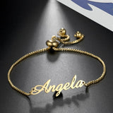 Custom Name Bracelet in Stainless Steel