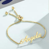 Custom Name Bracelet in Stainless Steel