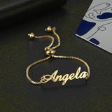 Custom Name Bracelet in Stainless Steel