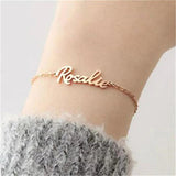 Personalized Women's Name Bracelet Stainless Steel Jewelry