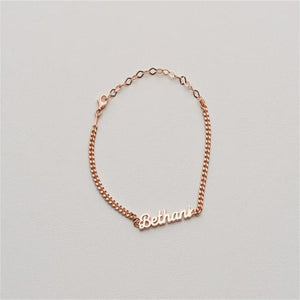 Personalized Cuban Chain Name Bracelet Stainless Steel