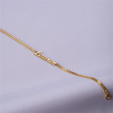 Personalized Cuban Chain Name Bracelet Stainless Steel