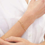 Personalized Name Bracelet Stainless Steel Cuban Chain for Women Men