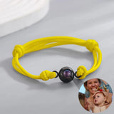 Custom Circle Photo Projection Bracelets Family Gift Jewelry