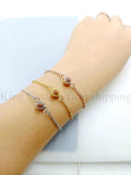 Circle Projection Bracelet - Non-Oxidizing Material