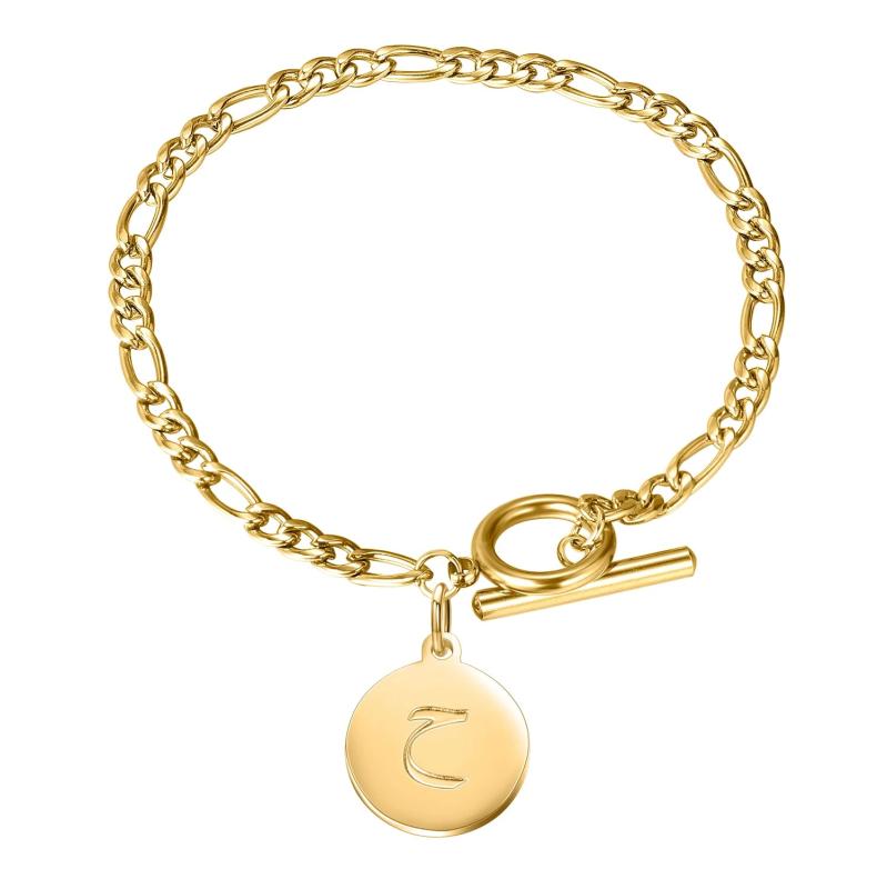 ARABIC LETTER Bracelet Vrouwen BFF Personalized Name Jewelery Stainless Steel