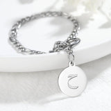 ARABIC LETTER Bracelet Vrouwen BFF Personalized Name Jewelery Stainless Steel