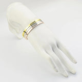 Personalized Engraved Music Code Cuff Bracelet Stainless Steel