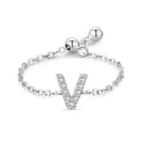 SB13 Letter Charm Chain Bracelets For Women Jewelry Gift Bangle