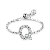 SB13 Letter Charm Chain Bracelets For Women Jewelry Gift Bangle