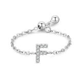 SB13 Letter Charm Chain Bracelets For Women Jewelry Gift Bangle