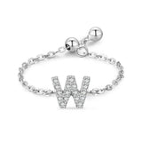 SB13 Letter Charm Chain Bracelets For Women Jewelry Gift Bangle