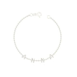 Personalized Stainless Steel A-Z Initial Letter Bracelet for Women