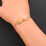 Custom Name Stainless Steel Bracelet for Women Kids