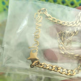 Custom Name Stainless Steel Bracelet for Women Kids
