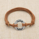 Personalized Dog Paw Bracelet Engraved Name Rope Pet Memorial Gift