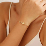 Personalized Stainless Steel Name Bracelet for Men