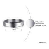 Personalized Engraved Stretch Bracelet with Stainless Steel Band