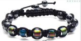 Colorful Beaded Elastic Wristband for Women