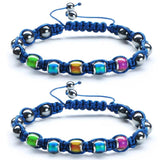 Colorful Beaded Elastic Wristband for Women