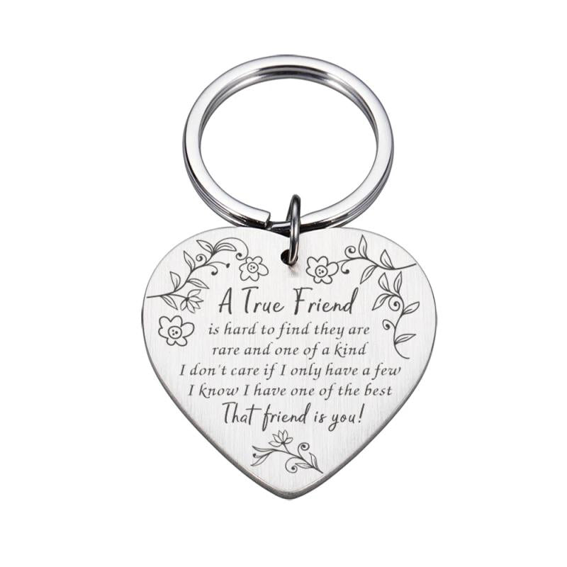 True Keychain for Women Girl Couple - Perfect Gift