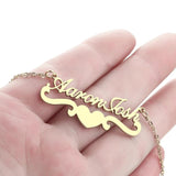 Personalized Stainless Steel Men Name Bracelet with Engraved Letters