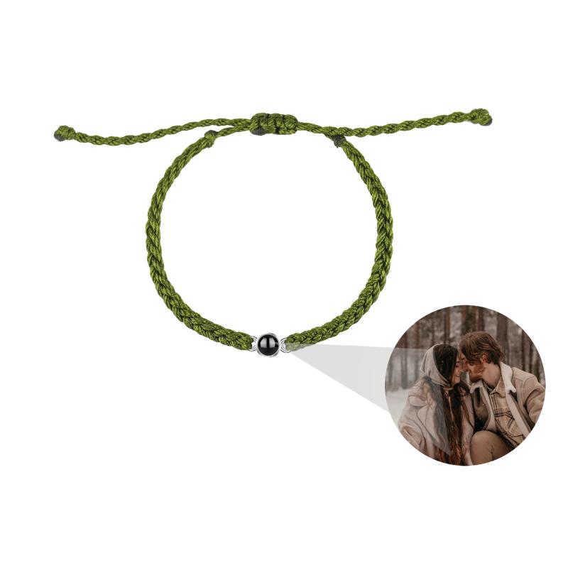 Personalized Photo Projection Bracelet for Couples