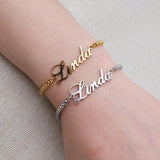 Personalized Name Bracelet Nameplated Bracelet Name Jewelry Friendship Gift