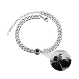 Couple Projection Bracelet Titanium Steel Birthday Gift