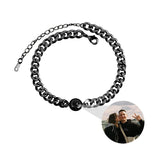 Couple Projection Bracelet Titanium Steel Birthday Gift