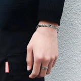 Couple Projection Bracelet Titanium Steel Birthday Gift