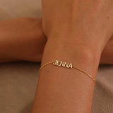 Stainless Steel Cuban Chain Name Bracelet