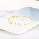 Personalised 12-Month Flower Name Necklace for Women