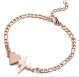 TB2 Stainless Steel Bracelets Femme Interchangeable Leather Bangles