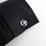 Personalized Stainless Steel Name Initials Hexagon Cuff Links