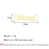 LUTAKU Stainless Steel Shoe Buckle Charm for Women