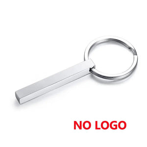 Personalized Stainless Steel Name Keychain Pendant