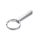Personalized Stainless Steel Name Keychain Pendant