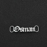 Gothic Name Shoe Buckles for Women Men Shoelace Clips