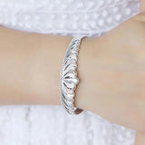 Crown Woman Cuff Bracelet 925 Sterling Silver Jewelry