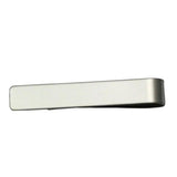 Custom Logo Pattern Tie Clip for Men Steel Silver Business Necktie