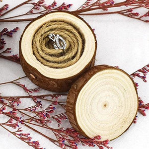 Wooden Wedding Ring Box, Engagement Ring Holder