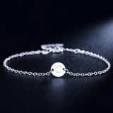 925 Silver 26 Letters Bracelet Charm Jewelry Wedding Gift