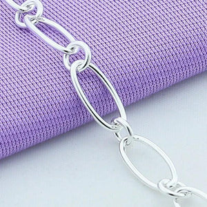 925 Silver Round Charm Bracelet for Women