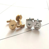 Personalized Stainless Steel Men's Cufflinks